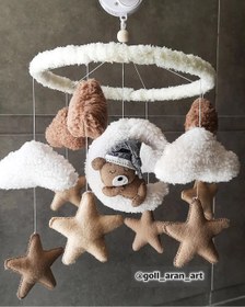 تصویر آویز تخت موزیکال خرسی 