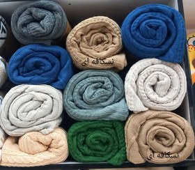 تصویر شال مبل ساده - نسکافه ای 