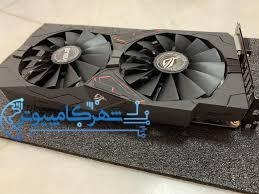 تصویر کارت گرافیک ASUS ROG STRIX 1050 TI 4G (بدون ماین)با جعبه 