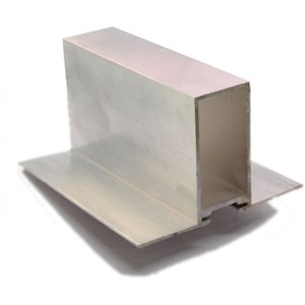 تصویر پروفیل آلومینیوم T تک قوطی دار بالدار رنگی 