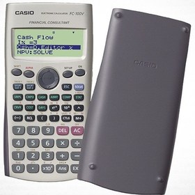 تصویر ماشین حساب مالی کاسیو مدل اف سی 100 وی ا FC-100V Financial Calculator FC-100V Financial Calculator