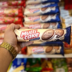 تصویر بیسکویت مولتی کیک شیری روشن 180 گرم 