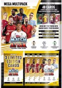 تصویر مگا مولتی پک کارت بازی فوتبالی Match Attax فصل 25/2024 
