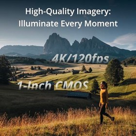 تصویر DJI Osmo Pocket 3، دوربین Vlogging با 1 CMOS و ویدئو 4K/120fps، تثبیت کننده 3 محور، فوکوس سریع، ردیابی چهره/اشیاء، 2 صفحه لمسی قابل چرخش، دوربین فیلمبرداری کوچک برای عکاسی، یوتیوب - ارسال 20 روز کاری ا DJI Osmo Pocket 3, Vlogging Camera with 1 CMOS & 4K/120fps Video, 3-Axis Stabilization, Fast Focusing, Face/Object Tracking, 2 Rotatable Touchscreen, Small Video Camera for Photography, Youtube DJI Osmo Pocket 3, Vlogging Camera with 1 CMOS & 4K/120fps Video, 3-Axis Stabilization, Fast Focusing, Face/Object Tracking, 2 Rotatable Touchscreen, Small Video Camera for Photography, Youtube