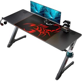 تصویر میز گیمینگ یوریکا Eureka ERK-TN-Z60-BK Eureka Gaming Table ERK-TN-Z60-BK