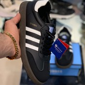 تصویر کفش اسپرت آدیداس مدل سامبا سایز ۳۷ تا ۴۴ رنگ مشکی 