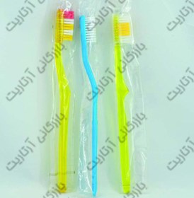 تصویر مسواک هتلی سلفونی سیلور قیمت 2880 تومان کارتن 1000عددی Hotel toothbrush