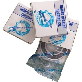 تصویر (2RS C3 TN) 6203 بلبرینگ دینام (واشر لاستیکی دور بالا ساچمه گیر فیبری) برند حامد ball bearing 6203 (2RS C3 TN) Hamed