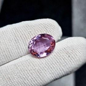 تصویر نگین سنگ آمیتیست شمش 7.55 قیراط کد 34006 