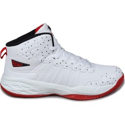 تصویر کفش ورزشی بسکتبال مردانه سفید و قرمز مدل 28531 برند jump 28531 White - Red Men's Basketball Sports Shoes