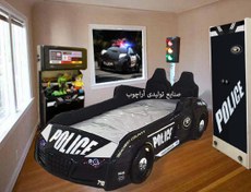 تصویر تخت ماشینی پلیس 