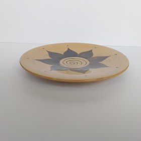 تصویر دیس بزرگ طرح گل 