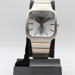 تصویر ساعت مچی عقربه‌ای مردانه کلاسیک کوبل مدل CB6232G سیلور طلایی صفحه صدفی 