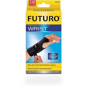 تصویر مچ بند انرژی زا فوتورو سایز S-M مدل 2001 دست راست Futuro energizing wristband, code 48400, model 2001, right hand