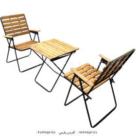 تصویر میز و صندلی کافه ای 