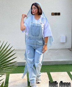 تصویر بیلر جین نیم بگ مدل جانسو (2188) 