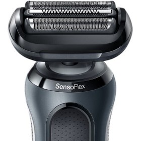 تصویر ریش تراش براون مدل 61N4500CS با تکنولوژی برش مستقیم و ضد آب 