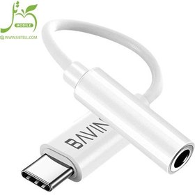 تصویر تبدیل TYPE C به AUX باوین (BAVIN) مدل AUX-18 