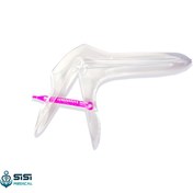 تصویر اسپکلوم دلفینی بکر سایز متوسط سایز M BEKR Disposable Vaginal Speculum size M