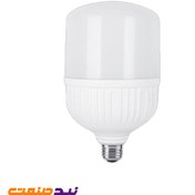 تصویر لامپ ال ای دی استوانه ای 50 وات با پایه E27 پارس شعاع توس 