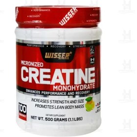 تصویر پودر کراتین مونوهیدرات ویثر 500 گرم Wisser Creatine Powder 500g