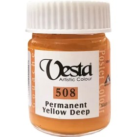 تصویر گواش وستا کد 508 PermanentYellowdeep حجم 30 میل 