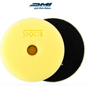 تصویر پد پولیش دوال اکشن نرم اس جی سی بی سایز7.5 مدل SGCB Foam Cutting Pad Hook & Loop Yellow 3inches SGGA107 