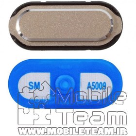 تصویر کلید هوم طلایی سامسونگ HOME BUTTON SAMSUNG GALAXY A5 2015-A500 A7 2015-A700 GOLD 