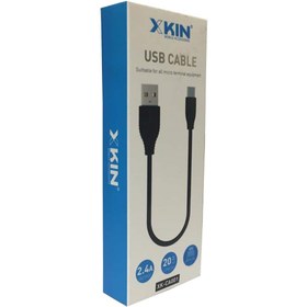 تصویر کابل لایتنینگ ایکس کین مدل XK-CA001 طول 0.2 متر Type-A tp lightning Cable