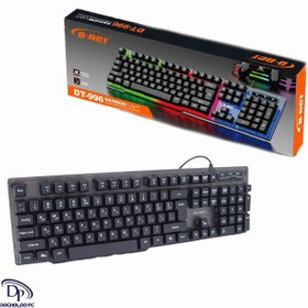 تصویر کیبورد مخصوص بازی دی نت مدل DT-996 D-Net Dt996 Gaming Keyboard