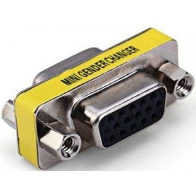 تصویر مبدل دو سر مادگی VGA مدل 9Pin مبدل VGA دو سر مادگی