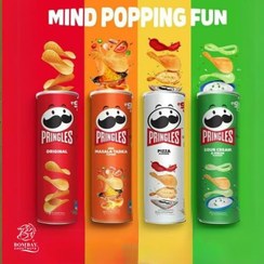 تصویر چیپس های رژیمی پرینگلز مخصوص گیاه خواران Pringless chips