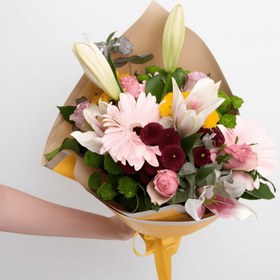 تصویر گل‌های سوسن صورتی کد59 (ترکیه) 