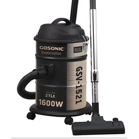 تصویر جاروبرقی سطلی گوسونیک مدل GSV-1521 Gosonic bucket vacuum cleaner model GSV-1521