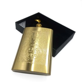 تصویر کادویی قمقمه جیبی استیل تک کد 61 