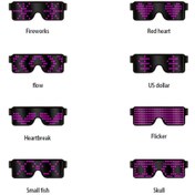 تصویر عینک LED دی جی مدل Luminous چند رنگ 