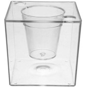 تصویر آکواریوم مدل گلدان شفاف کد 15×15 