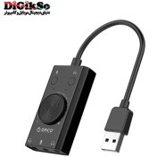 تصویر کارت صدا اکسترنال اوریکو مدل SC2 ORICO SC2 Multifunction USB External Sound Card