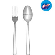 تصویر سرویس ۱۲ عددی قاشق و چنگال مدل یونیک اعلا شیکاگو استیل ضد زنگ Unique Germany Dinner Spoon and Dinner Fork
