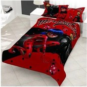 تصویر پارچه ملحفه ای عروسکی مدل دختر کفشدوزکی عرض 240 (پس کرایه) 