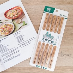 تصویر چاپستیک بامبو 20 عددی 