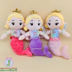 تصویر عروسک پری دریایی بزرگ ۳۵ سانت با پارچه نانو 