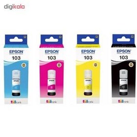 تصویر پک جوهر مخزن مدل 103 اپسون Epson 103 Package Ink