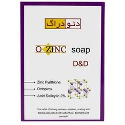 تصویر صابون ضد باکتری دئو دراگ مدل ozinc وزن 90 گرم 
