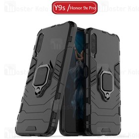 تصویر گارد ضد ضربه انگشتی Huawei Y9s / Honor 9x Pro Black Panther KEYSION ShockProof Armor Ring 