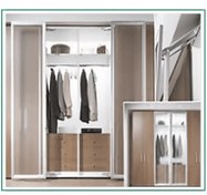 تصویر مکانیزم درب اتوبوسی فانتونی مدل K031 سایز 450 میلی متر Wall Wardrobe