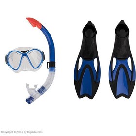تصویر مجموعه عینک غواصی، اسنورکل و فین جیلانگ مدل 290554 ا Jilong 290554 Glide Mask, Snorkel And Fin Set Jilong 290554 Glide Mask, Snorkel And Fin Set