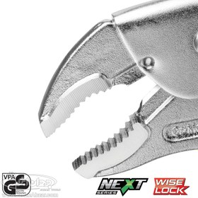 تصویر انبر قفلی نووا مدل NTP 9602 سایز 10 اینچ Nova NTP 9602 Locking Pliers 10 Inch