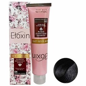 تصویر رنگ مو تیوپی الوکسین-سری دودی - شماره 1-7 رنگ بلوند دودی متوسط eloxin hair color