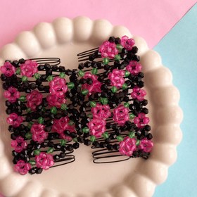 تصویر شانه جادویی شکوفه ای 